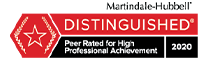 Martindale-Hubbell | Distinguished Peer Rated For High Professional Achievement 2020